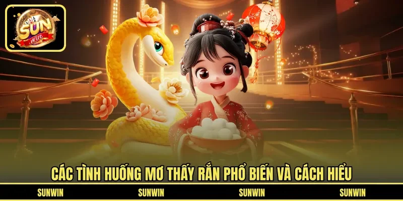 Các tình huống mơ thấy rắn phổ biến và cách hiểu