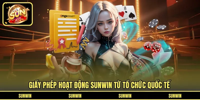 Giấy phép hoạt động SUNWIN từ tổ chức quốc tế 