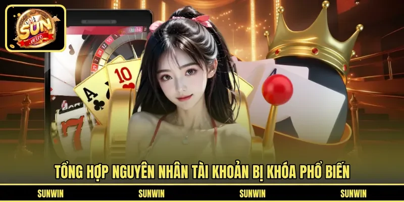 Tổng hợp nguyên nhân tài khoản bị khóa phổ biến